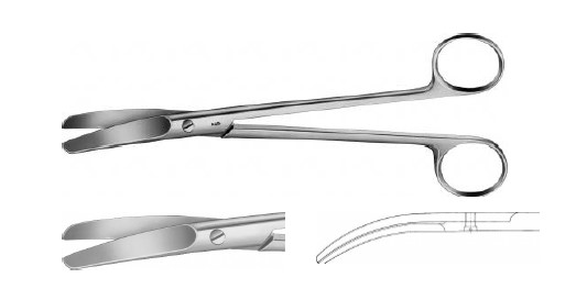 СІМС НОЖИЦІ ВИГНУТ. Т/Т 200MM